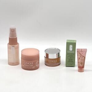 CLINIQUE Moisture Surge Skincare Hydrator Cream Eye Gel Face Spray 4 Piece Minis